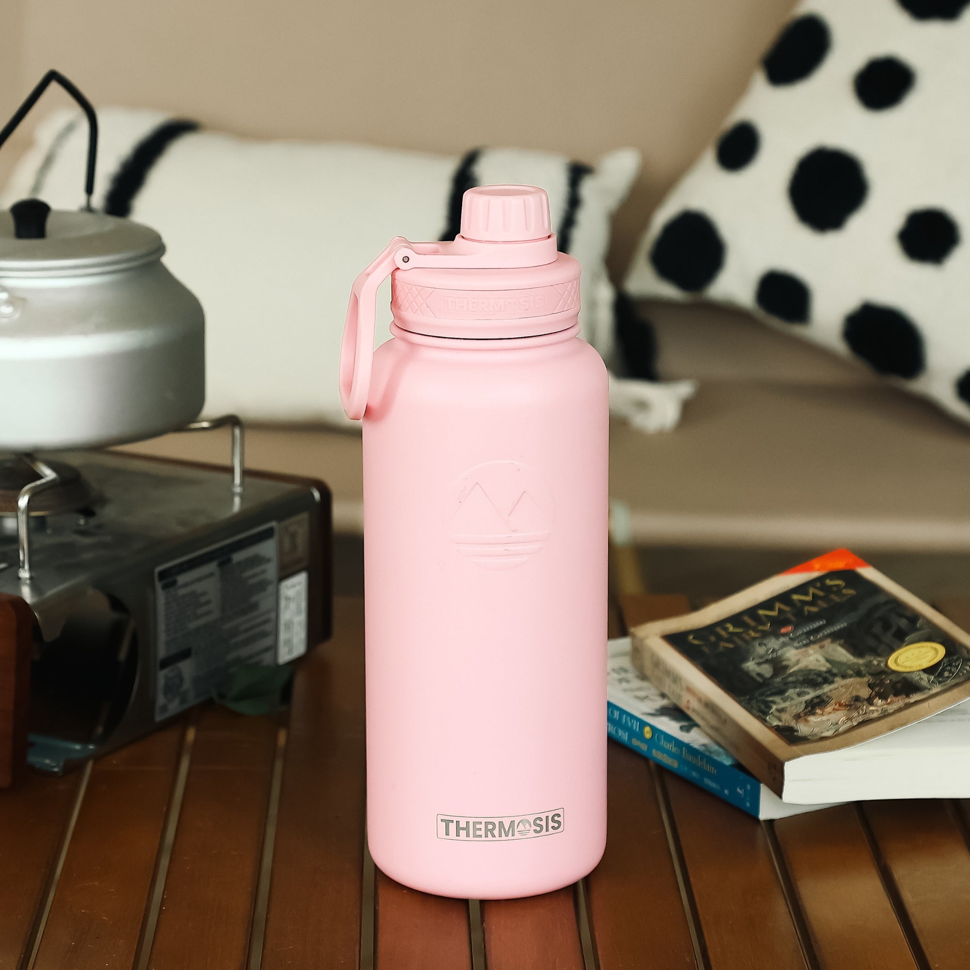 Insulated (32oz) Stainless Steel Water Bottle - Pink