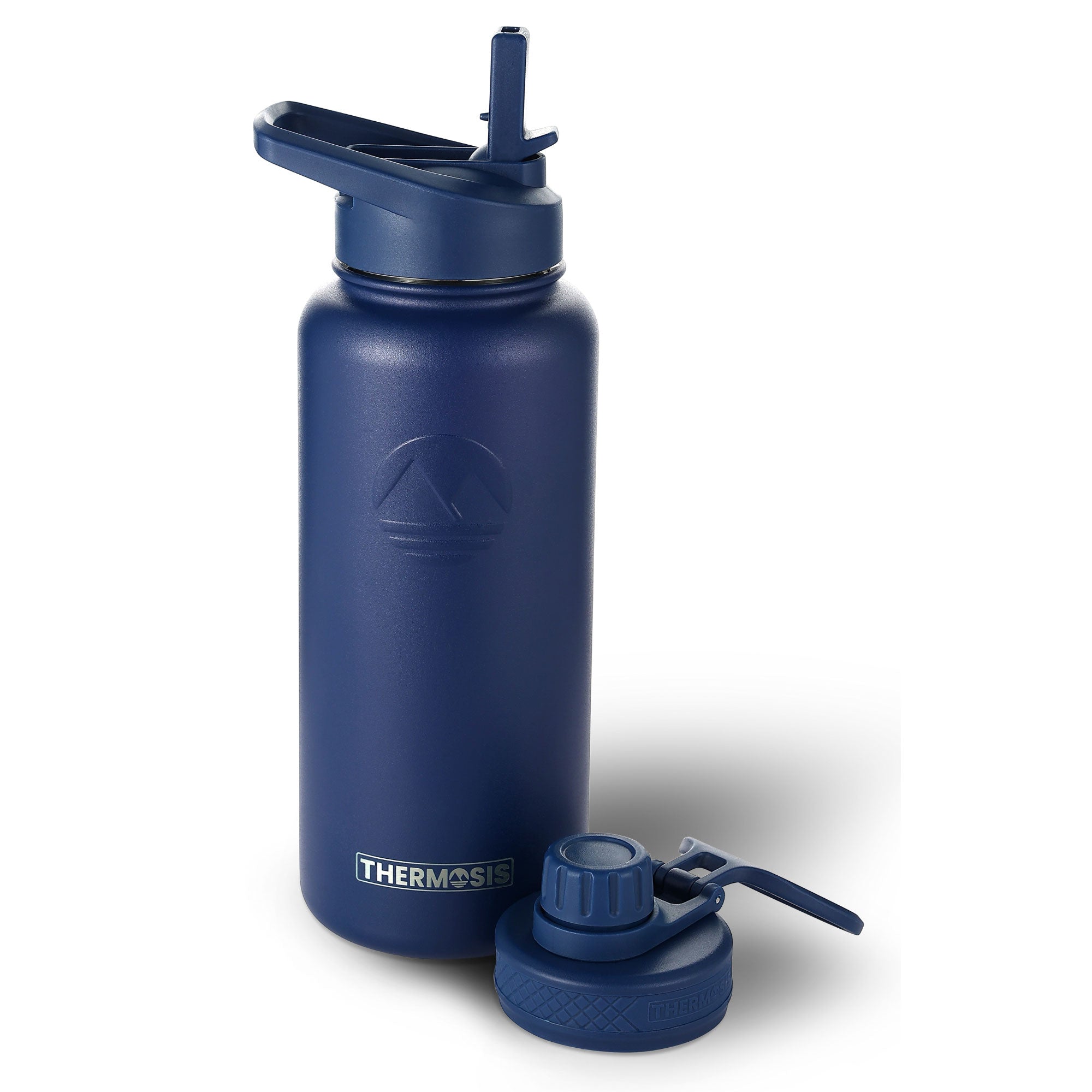 Insulated (32oz) Stainless Steel Water Bottle - Navy Blue