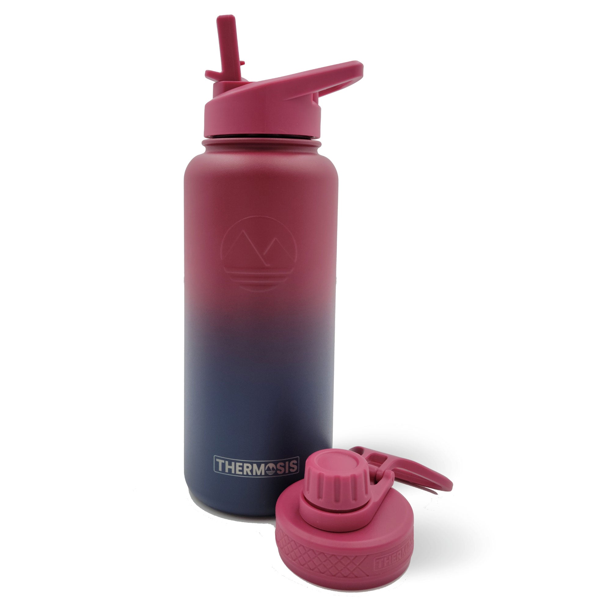 Insulated (32oz) Stainless Steel Water Bottle - Red Fusion