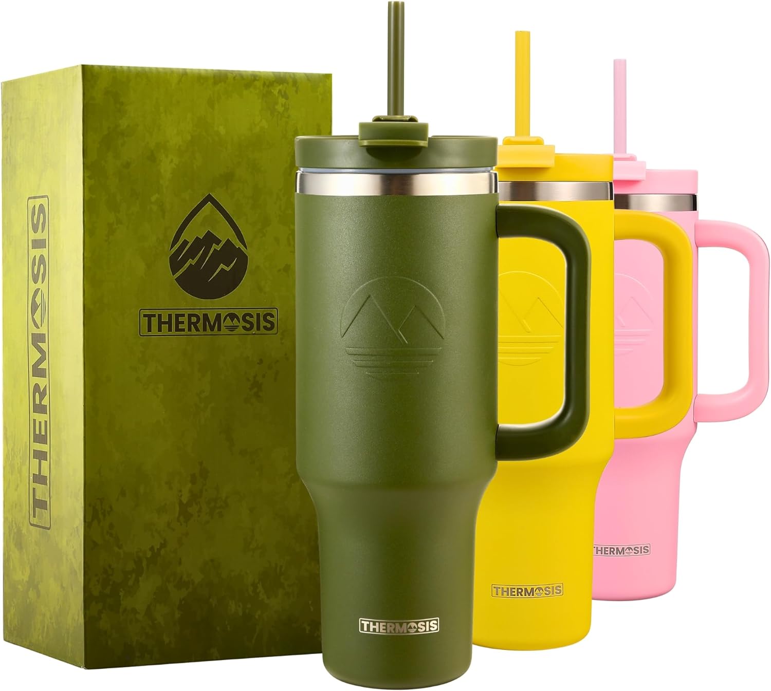 Insulated (40 Oz) Stainless Steel Tumbler - Army Green