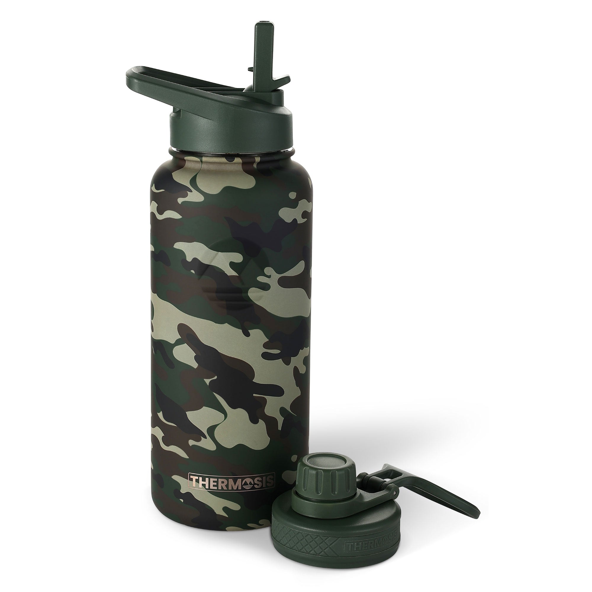  Military Camouflage Stainless Steel Coffee Thermos, Double  Walled Insulated Water Bottle for Outdoor Sports, Office, Car (17  OZ/500ML): Home & Kitchen